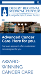 Mobile Screenshot of desertcancercenter.com